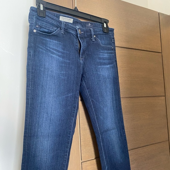 AG The Legging Ankle Super Skinny Jeans Dark Blue Size 25R - Picture 2 of 4